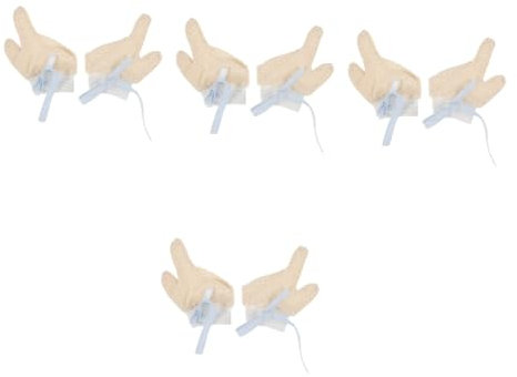 TOYANDONA 4paare Babyschutz-handschuhe Gegen Daumenlutschen Atmungsaktiv Und Bequem Monate Weiches Baumwollgarn Langlebig Und Pflegeleicht Für Junge Mädchen