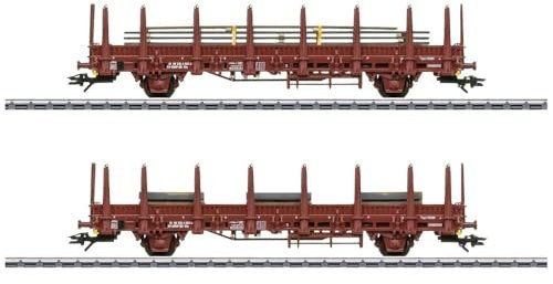 Märklin 46932 H0 2er-Set Rungenwagen der SNCB
