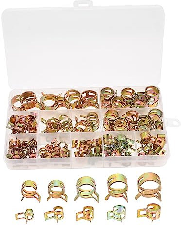 TOBBOMEY 100pezzi Zincato Per Clip Resistente e Facile Installare Per Tubazioni