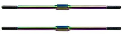 Generic Hobby Details Remote Control Vehicle RC Cars M3 Titanium Turnbuckle 2pcs/set(M3X102mm)