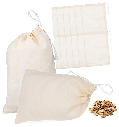 MAGICLULU 50piezas Bolsa De Decocción De Muselina Bolsas Pequeñas Cordón Para Medicina Unidades