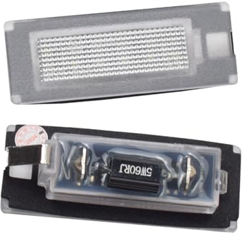 2 PZ LED Licenza Numero Targa Luce Per Fiat Ducato 2006-2020 12V Luci Targa per Lancia Musa Ypsilon Citroen Jumper Per Peugeot Boxer Bus 6350AX 6350Z3