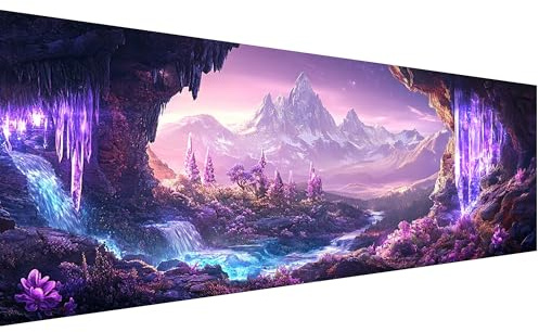 MOMAKA Stor Diamond Painting Kits Kristall för vuxna, gör-det-själv 5D DIY Diamantmålningssatser Landskap Full Drill for Beginners, Rund Borr DIY Crystal Picture Art for Home Wall Decor 30x80 cm