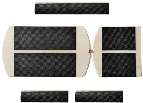 Tavola Di Bilanciamento Per Piedi | Esercitatore Plantare Antidolore | Tavola di Equilibrio in Legno Antiscivolo per Allenamento Fitness Yoga Pilates Adulti - Per Donne Uomini Fitness Pilates Yoga Pal