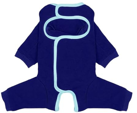 Body hundar efter oper, hundbody med ben, body för efter kastrering för hundar och män, helkropps-hundpyjamas, helkropps-skyddskläder mot läckor, alternativ till hundhalsband (XL)