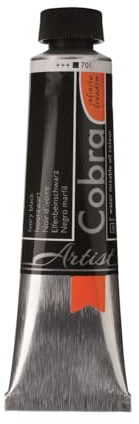 Cobra Artists' Watermixable Oils - Ivory Black - 40ml tube (S1) (010)