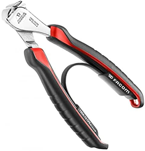Facom 190 a.16cpe frontale Tronchesi Pinze, Rosso/Nero, 160 mm