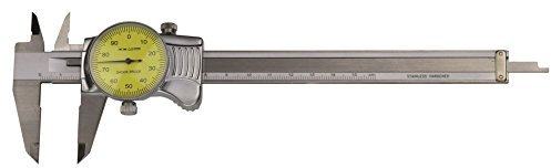 CNC QUALITÄT Calibre de reloj (200 mm, lectura de 0,01 mm)
