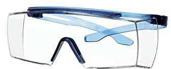 3M™ SecureFit™ 3700 Glasögon, blått ställ, repskyddande beläggning (K), klar skiva, SF3701ASP-BLU