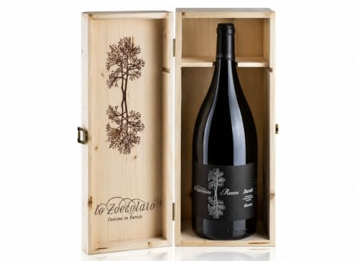 Lo Zoccolaio Barolo DOCG Riserva Ravera en Estuche de Madera - Vino Tinto Italiano - 1 Botella X 1500ml