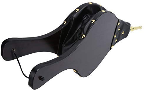 HERCHR Fireplace Bellows, Wooden Fireplace Blower for Fireplace, Fire Pit, Wood Stove, Bbq, Outdoor Camping, 18.9 x 7.9inch