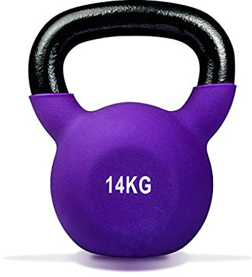 PIAOLING Fitness-Kettlebell, Damen-Home Fitness-Ausrüstung DIP-Gusseisen-Männer tragbare Kettlebell 4/6/8/10 / 12kg Rutschfester Griff (Größe : 14kg)