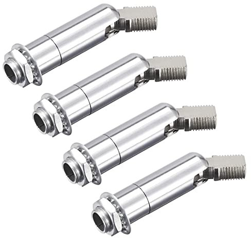 sourcing map 4er Pack Dachschräge Adapter 180/355° Drehgelenk für Leuchter Decke Chrom