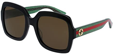 Gucci Occhiali da Sole GG0036SN Black/Brown 54/22/140 donna
