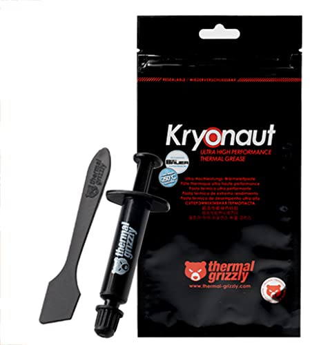 Mumuve Thermo-Kit Hochleistungs-Wärmeleitpaste für Kühlkörper-Schnittstelle, Computerprozessor, CPU, GPU, Kryonaut Grizzly Thermal