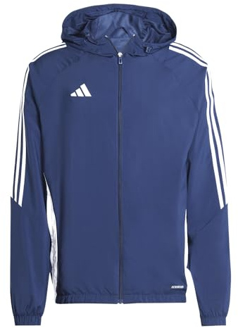 adidas Men's Tiro24 Windbreaker Coat, team navy blue 2/white, M