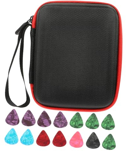 TOYANDONA 3sätze Praktische Gitarrenzubehör Gitarren-picks Und Aufbewahrungsbox Mit Zufälligen Picks Für Akustik Gitarre Langlebig Und Benutzerfreundlich