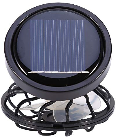 Solar Clip on Travel Cooling Fan, mini Hands Free hat Brim, Clips to Desk or Handheld, for Camping, Hiking, Fishing, Golf Outdoor.