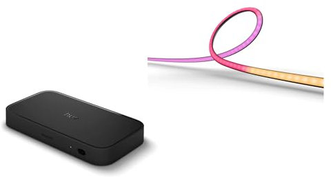Philips Hue Paket HDMI Sync Box 8K + Gradient Lightstrip 55 Zoll – Immersives Kinoambiente