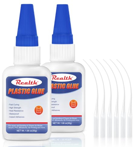 Realth 30 g plastlim med 6 droppare, 2 st