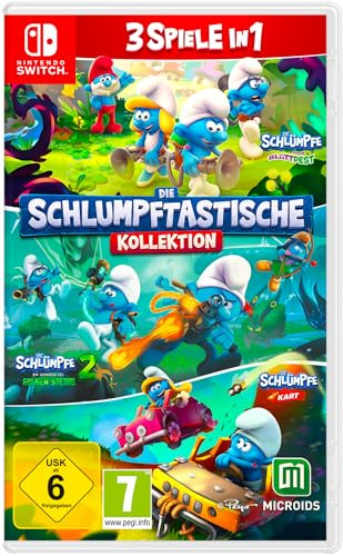 Die Schlumpftastische Kollektion,1 Nintendo Switch-Spiel: 3 Spiele in 1