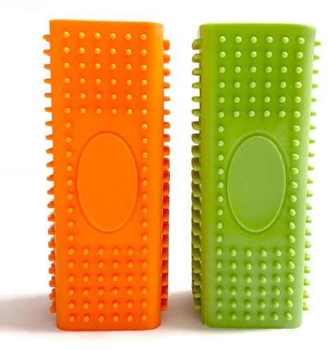 2pcs Pet Dog Cat Hair Remover, Block Roller Cleaner, Carpet Car Cleaner Brush for Small Animals, Pet Hair Removal Tool for Interior, Furniture, Sofa, Car Seat