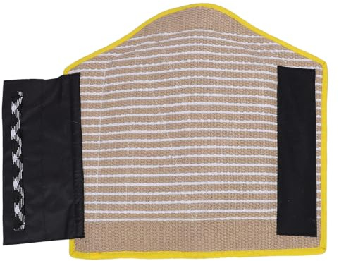 YolieraArt Manicotto per addestramento del cane, protezione per gambe in lino color lino con materiale di lino antistrappo, resiste ai morsi, vestibilità comoda per un facile movimento,