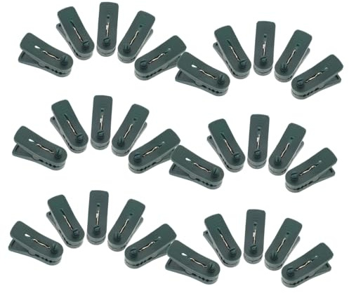 FUNOMOCYA 30 Stück LED Kerzenhalter Clips Weihnachtsbaum Kerzenclips Kunststoff Taper Teelicht Halter für Festliche Dekoration Hochzeit Geburtstag Party