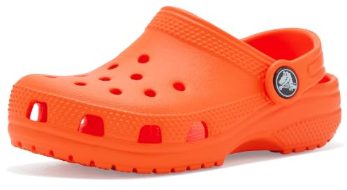 Crocs, Unisex Kids, Classic Clog T, Shocking Orange, 9 UK Child