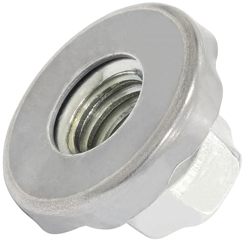 AERZETIX - Dado con flangia M8 per collettore di scarico | compatibile con numeri OEM 7703034303, 7703034217, 7703033107, 035807, A4159900654, 4159900654, 93864182