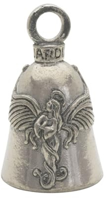 Biker Guardian Bell Angel Glücksbringer Engel Key Ring Glocke Motorrad Schutzengel