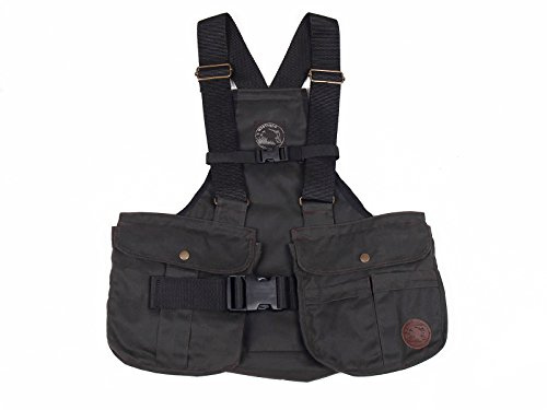 Mystique® Dummyweste Trainer braun gewachst mit Kunststoffschnalle L