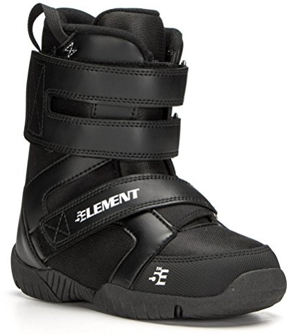 5th Element ST Mini ATOP Kid's Snowboard Boots (Velcro Black, 13k)