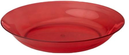 Primus Campfire P 740831 Assiette en Tritan sans BPA légère Rouge grange équipement de chasse et de tir