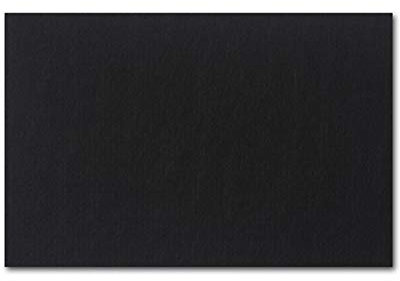 Ommda Kork Pinnwände Rechteckig Korktafel Memoboards Pinnwand Wand Filz mit Klettverschluss für Büro 2 Stück,Schwarz,30x45cm