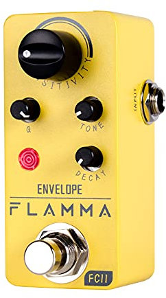 FLAMMA FC11 Auto Wah Pédale d’Enveloppe Filtre pour Guitare et Basse, True Bypass