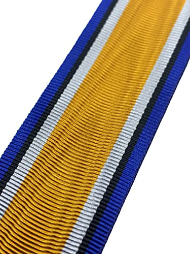 Hornbeam Militaria Replacement World War 1 Medal Ribbon, British War Medal, Full Size Medal