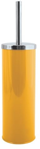 MSV Miami Toilet Brush with Hygienic Container Saffron Yellow