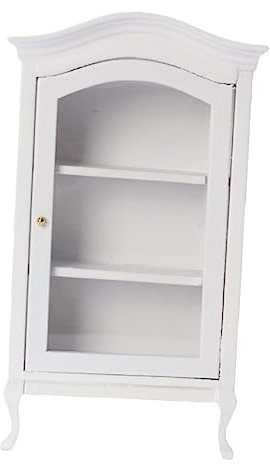 Homoyoyo Miniaturmöbel Holzschrank Modell Mini-schreibtischmöbel Miniaturschrank Miniaturmöbel Vitrine Desktop Decornation Minimöbel Spielzeug Zimmerdekoration