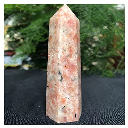 NWPNLXEA Decorazione in Piedi in Piedi for Ufficio in casa e Quarzo in Pietra di Sole di Cristallo Naturale Decorazione della Stanza (Color : One Size, Size : 7-9cm)