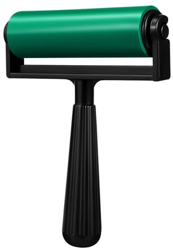 STOBOK Rolle Zum Basteln Malerwalzenwerkzeug Stampfen Brayer Aquarell Dose Stempeln Tinte Wandkleber Kleiner Kunstroller Farbauftragswalze Reliefdruck Brayer Druckwerkzeuge Autolack Green