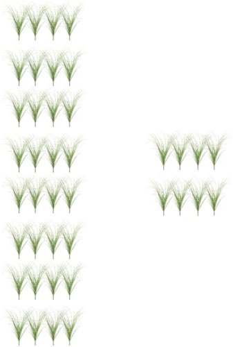 Alipis 40pcs Outdoor Plants Fake Grass Artificial Greenery Fairy Garden Accessories Foliage Garland