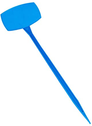 Garneck 10 Pezzi Plant Tags Blu Riutilizzabili Per Giardino 30Cm - Marcatori Blu Per Identificazione Piante E Fiori Perfetti Per Uso in Giardino
