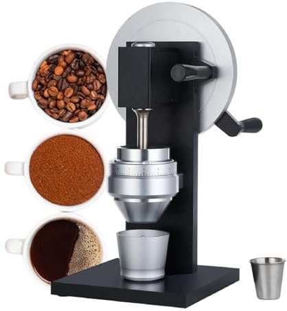 XEEAOFE Molinillo de Café de Muelas, Molinillo Manual con Ajustes de Molido de Precisión, Molinillos de Granos de Café con Manivela para Espresso/Goteo/Cold Brew/Prensa Francesa