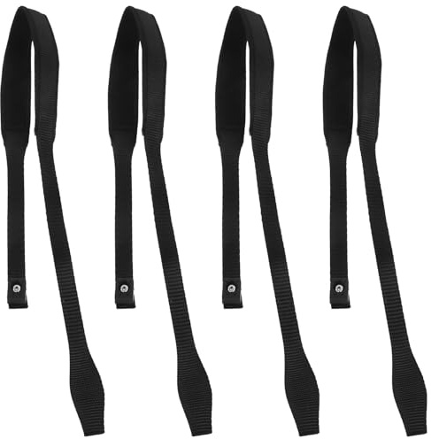 Cabilock 4 Paires Sangle de Poignet Réglable pour Bâtons de Randonnée et Ski Lot de Renforcée et Confortable Accessoire Essentiel pour Randonnée Ski et Marche