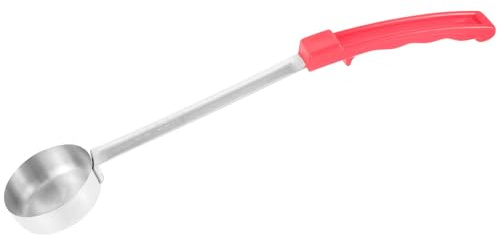 VALICLUD Cuillère de Service Inox Louche Plate Sans Fuite pour Sauce Pizza Portion Contrôle Précis et Étaler Uniformément