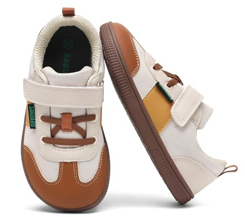 SAGUARO Chaussures Barefoot Enfant Chaussures Minimalistes avec Semelle Zero Drop et Wide Toe Box pour Extérieur et Intérieur, 25–35 EU
