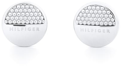 Tommy Hilfiger Jewelry Boucles D'oreilles Puces pour Femme en Acier Inoxidable - 2701087