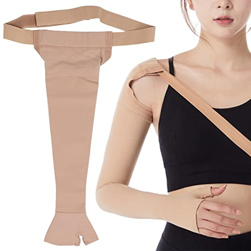 Manchon De Bras De Compression Pour Lymphœdème, Manchon De Compression Post-mastectomie En Polyuréthane, Manchons De Compression, Manchons Pour Lymphœdème Pour Femmes(right S)