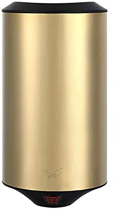 ERSINIAN Asciugamani Elettrico da 1210 W Asciugamani Elettrico in Acciaio Inox Asciugamani Automatico Asciugamani Commerciale Asciugamani Force Corpo Compatto (Colore: Oro)